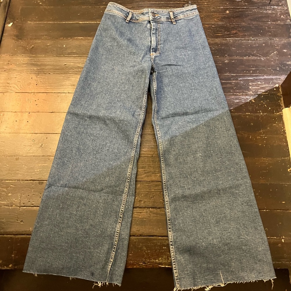 Zara Marine Wide-Leg Jeans